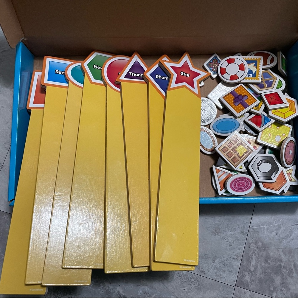 Magnetic Shape Sorting Rods - Picture 2 of 3